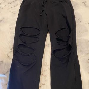 H&M black sweatpants